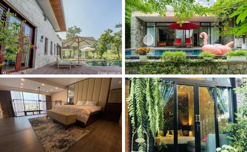 Top 15 Biệt thự Flamingo Đại Lải villa view đẹp có hồ bơi cho thuê nguyên căn