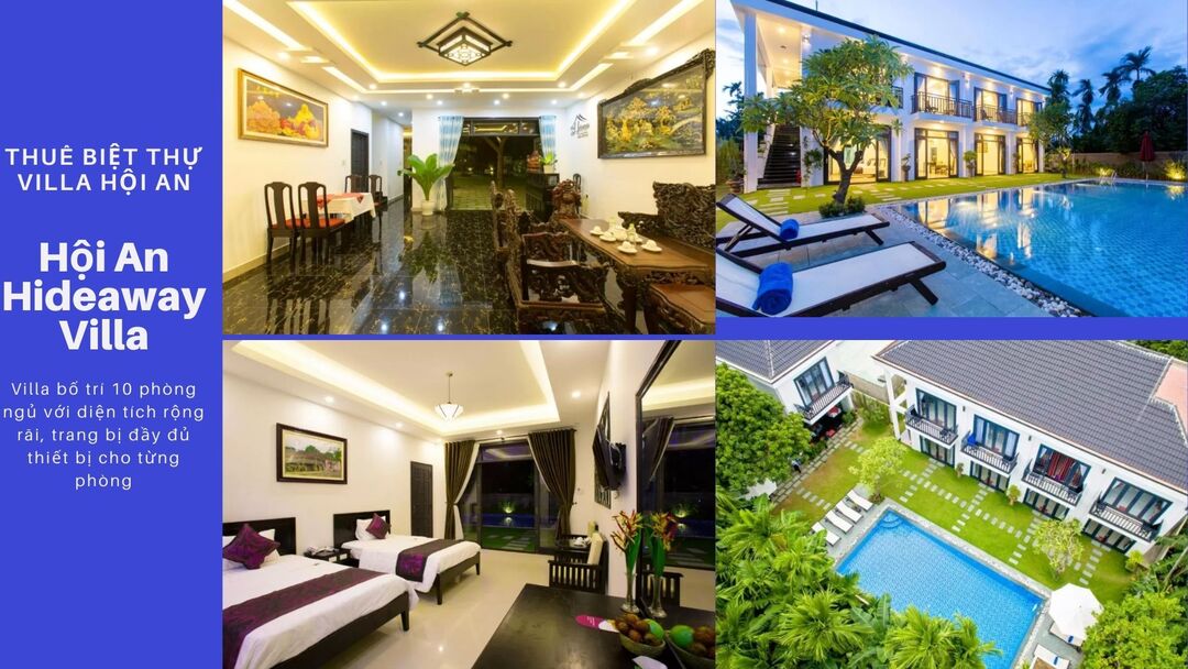 Top 20 Biệt thự villa Hội An giá rẻ đẹp ở trung tâm phố cổ view biển